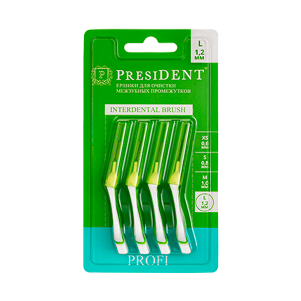 ёршики межзубные PRESIDENT PROFI L арт.401306